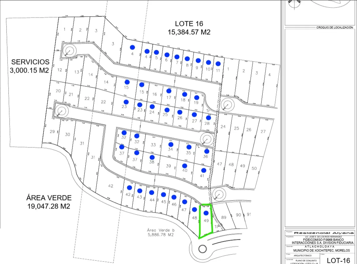 Terreno en Venta en Club de Golf Santa Fe, Xochitepec, Morelos